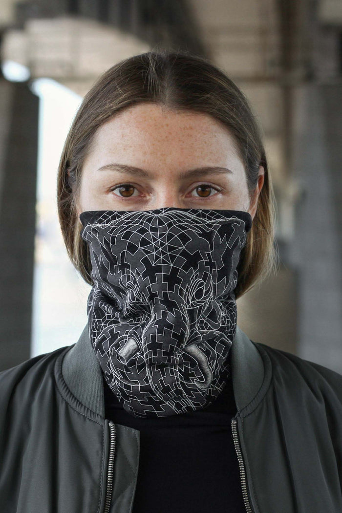 Ganescher Neck Gaiter Black — Image 4 by Symbolika