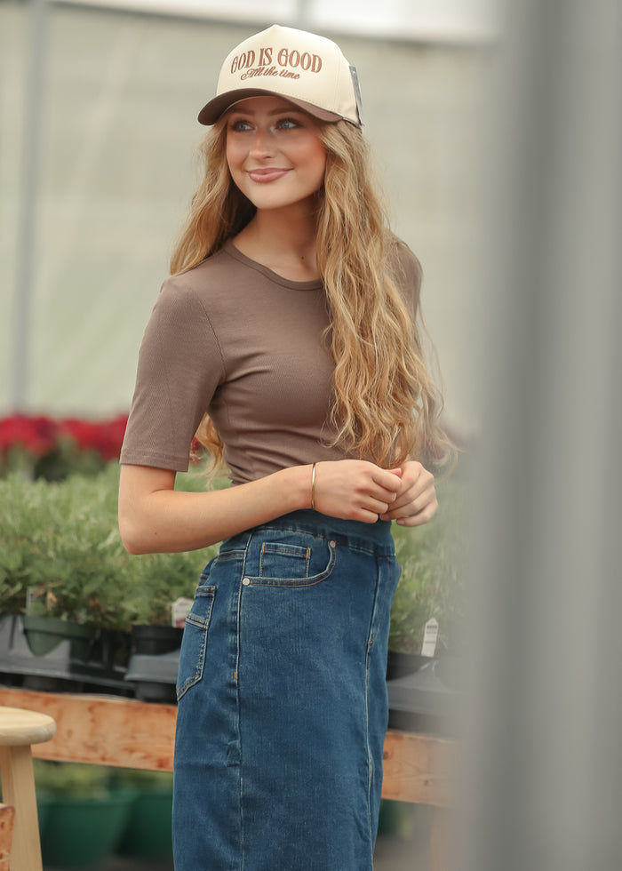 God Is Good All the Time Trucker Hat Accessories