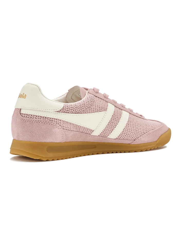 Gola® Women's Pink Tornado Zephyr Leather Sneakers Shoes