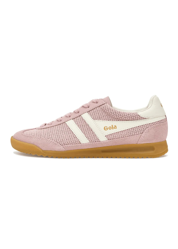 Gola® Women's Pink Tornado Zephyr Leather Sneakers Shoes