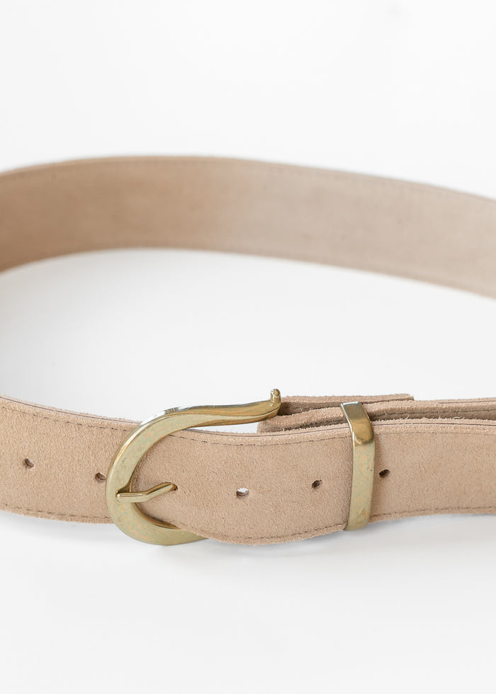Gold Detail Suede Bonnie Belt Accessory
