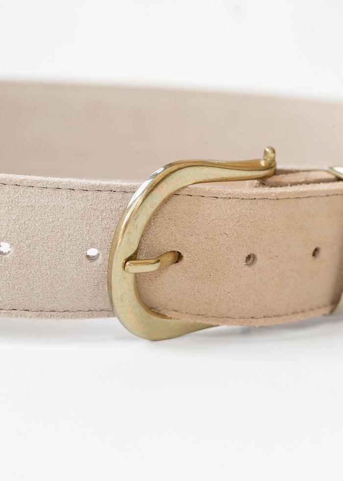 Gold Detail Suede Bonnie Belt Accessory