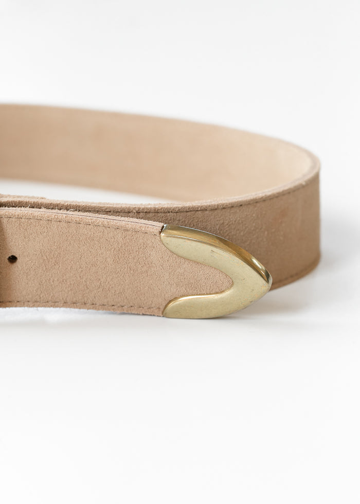Gold Detail Suede Bonnie Belt Accessory