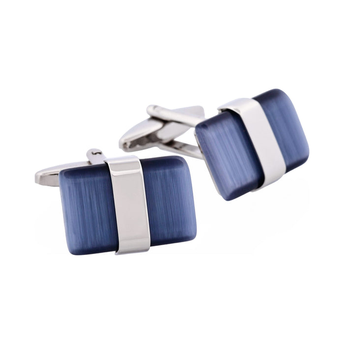 Grey Cat's Eye Cufflinks
