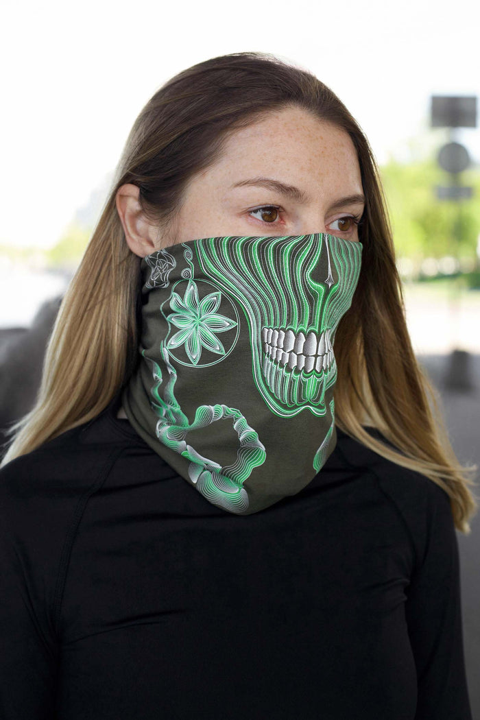 Gulgalta Neck Gaiter Olive — Image 5 by Symbolika