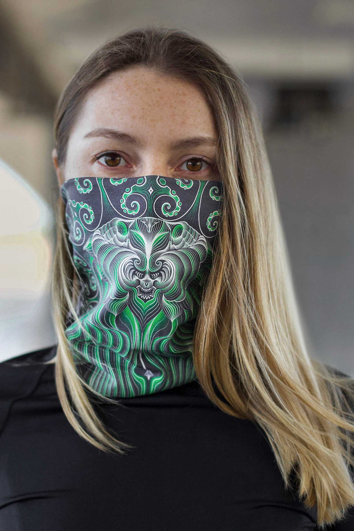 Gulgalta Neck Gaiter Grey — Image 2 by Symbolika