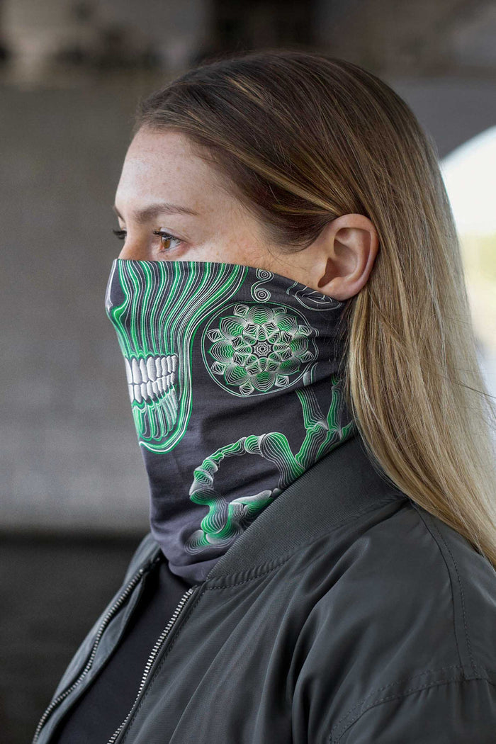 Gulgalta Neck Gaiter Grey — Image 5 by Symbolika