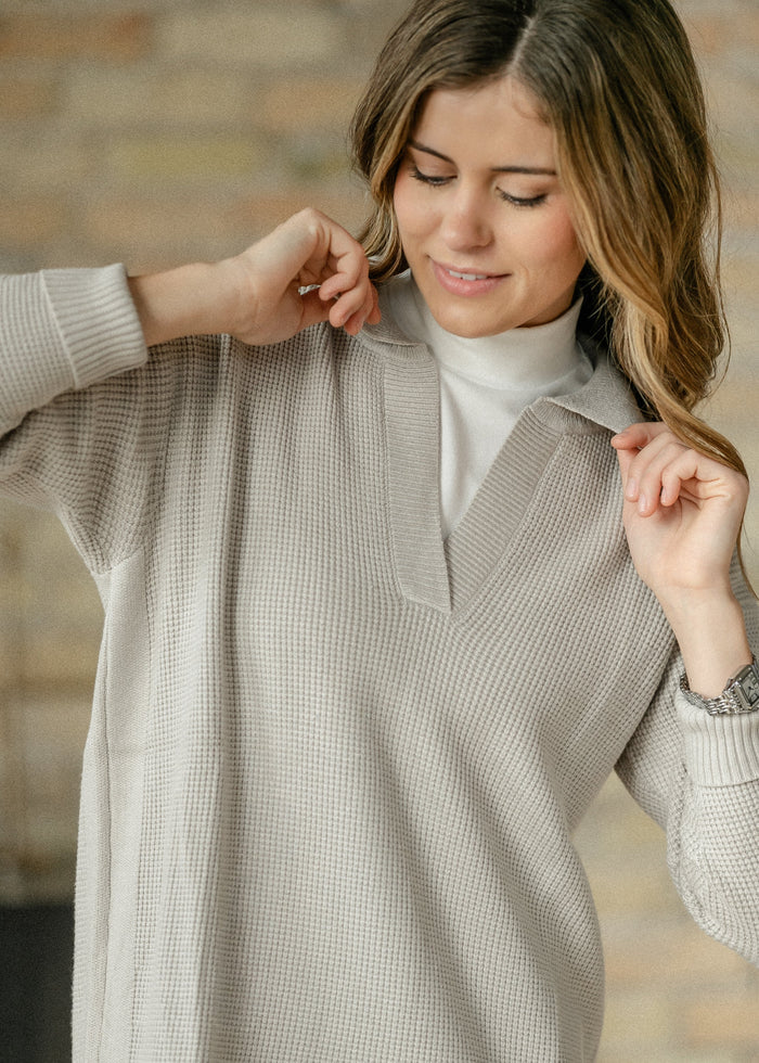 Hampton Waffle Knit Dress IC Dresses