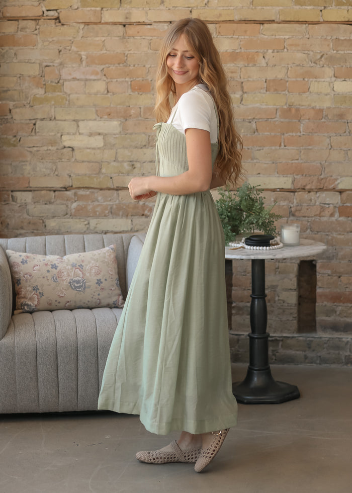 Heartloom® Kaelin Mineral Green Maxi Dress FF Dresses