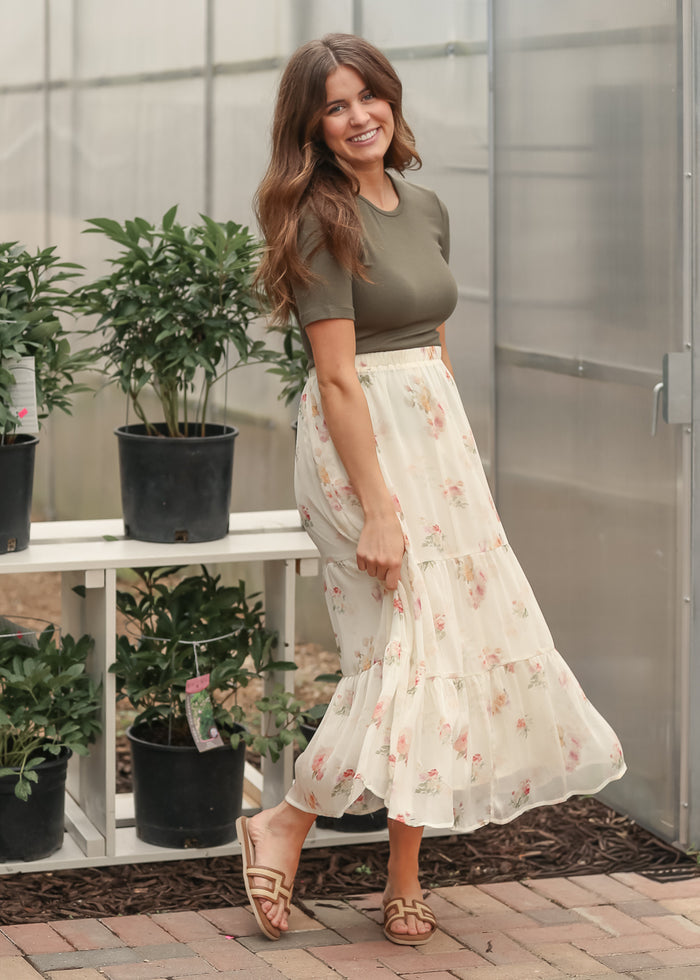 Helena Tiered Maxi Skirt - FINAL SALE IC Skirts