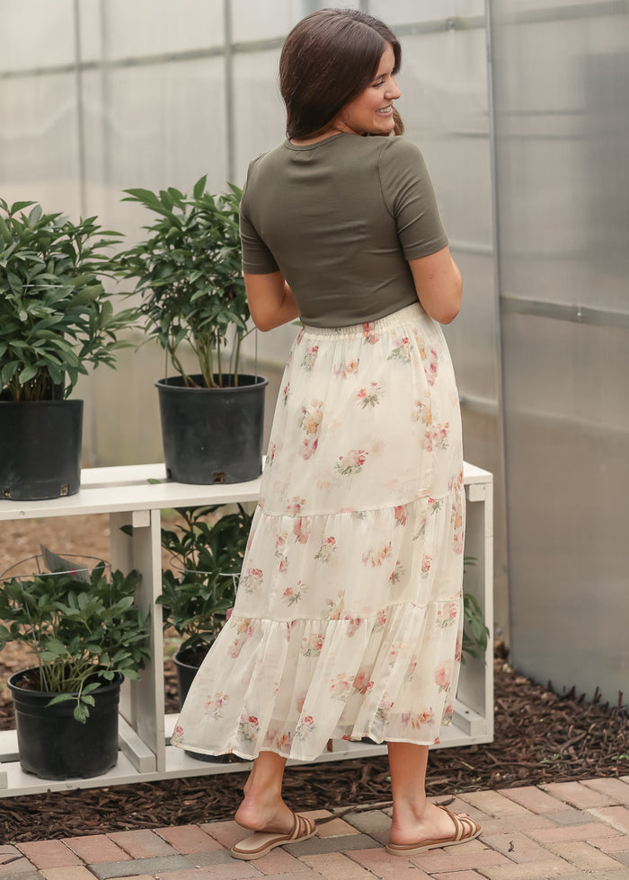 Helena Tiered Maxi Skirt - FINAL SALE IC Skirts