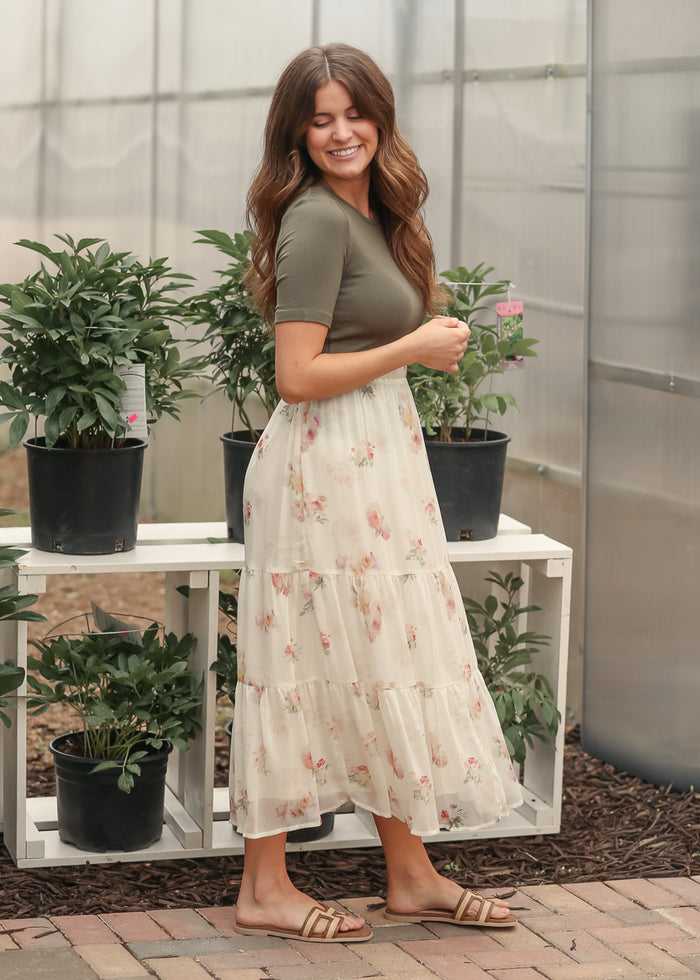 Helena Tiered Maxi Skirt - FINAL SALE IC Skirts
