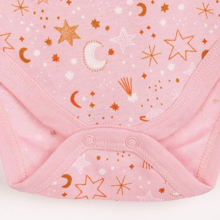 HelloBaby 2 - Pack Short Sleeve Bodysuits Girls - Pink Pink - ebebek
