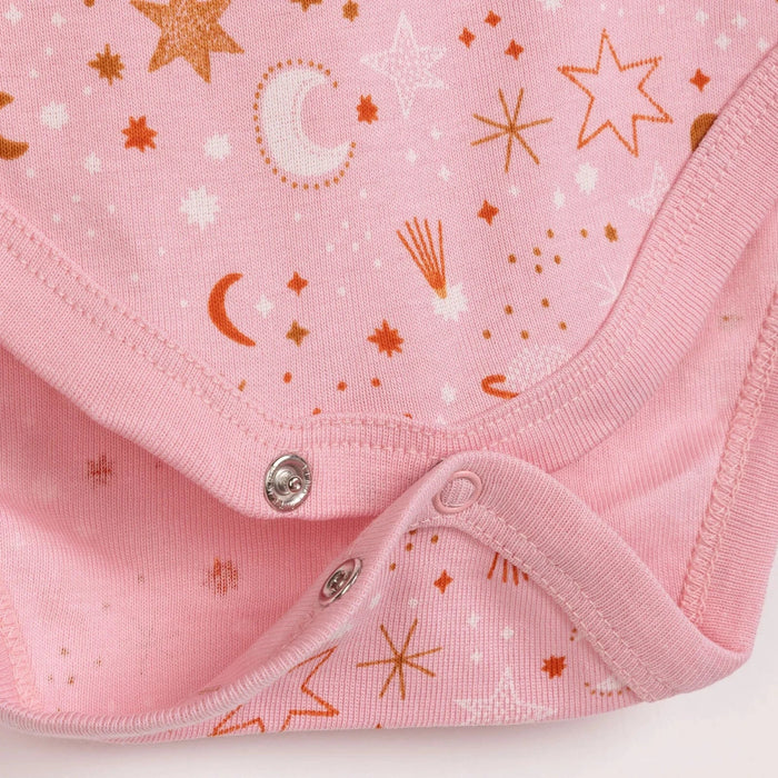 HelloBaby 2 - Pack Short Sleeve Bodysuits Girls - Pink Pink - ebebek