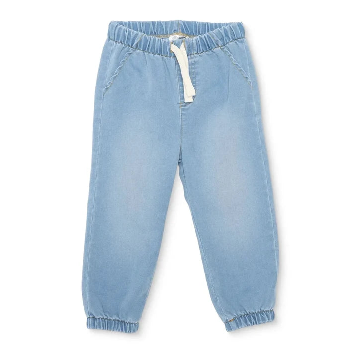 HelloBaby Denim Trousers Lace - up - Light Blue Light Blue - ebebek