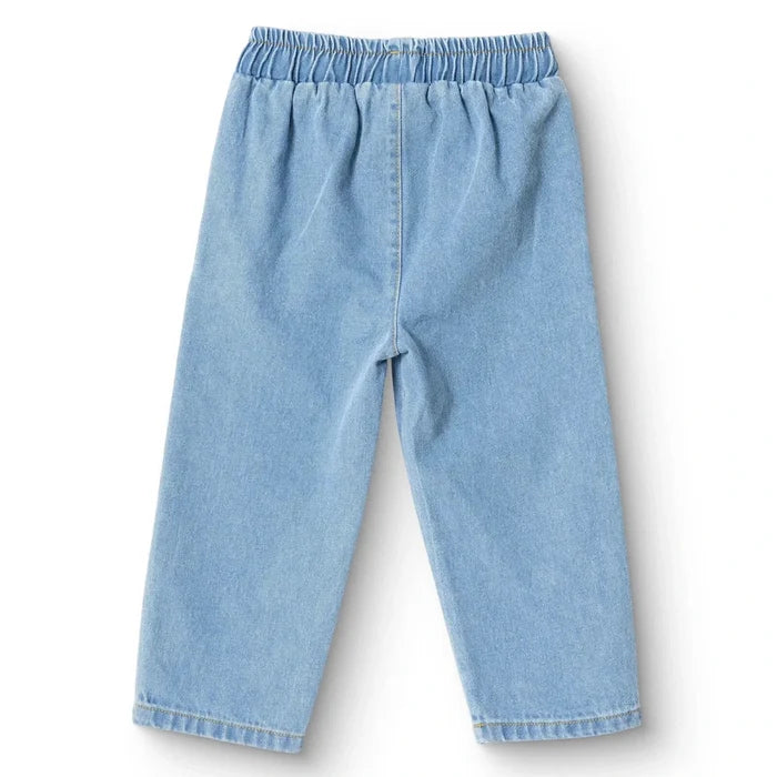 HelloBaby Boys Denim Trousers Lace - up - Blue Blue - ebebek