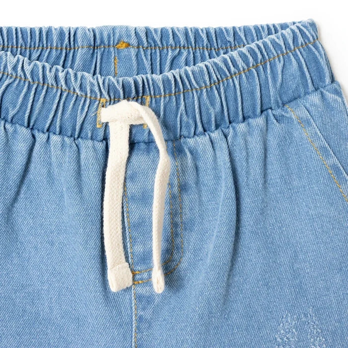 HelloBaby Boys Denim Trousers Lace - up - Blue Blue - ebebek
