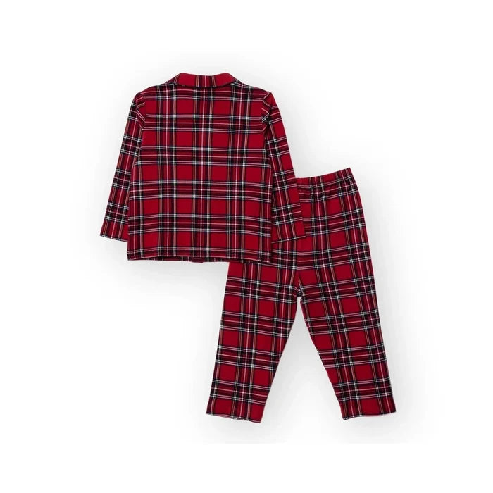 HelloBaby Christmas Baby Boy Long Sleeve Pyjamas Set - Red - ebebek - Black Friday