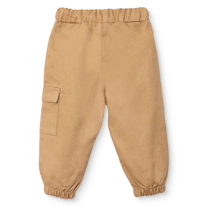 HelloBaby Boys Trousers Lace - up Little Car Full Length - Beige Beige - ebebek