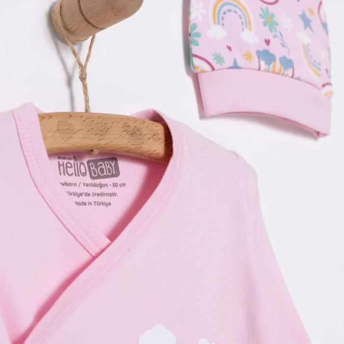 HelloBaby Girl 5 Piece Newborn Set - Light Pink Light Pink - ebebek