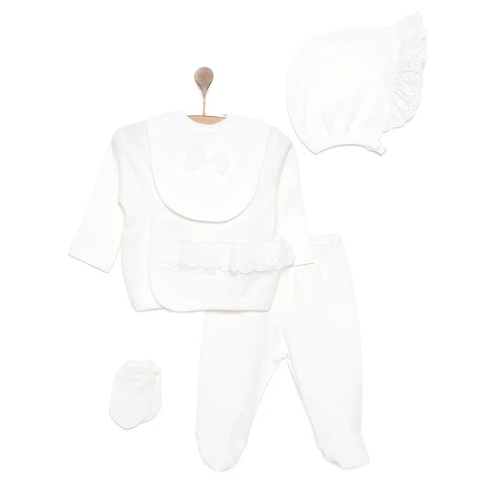 HelloBaby Girl Special Day Clothing - Ecru Ecru - ebebek