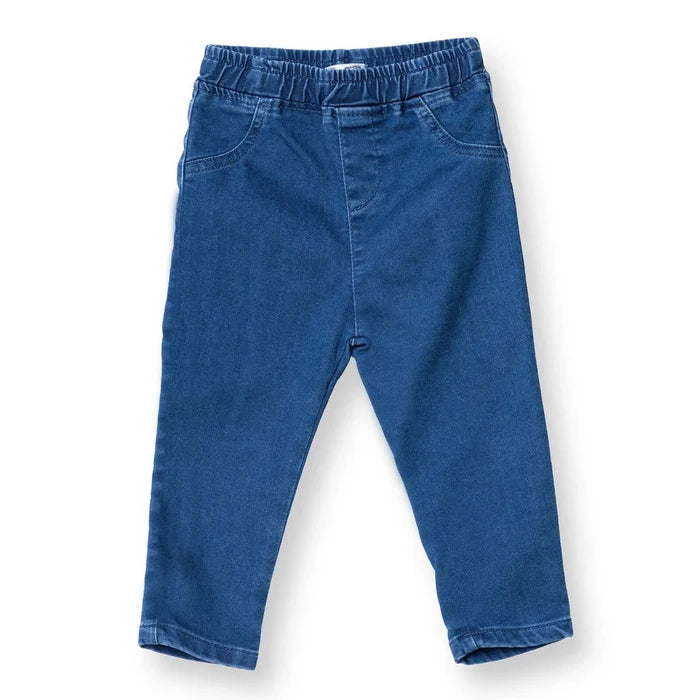 HelloBaby Girls Denim Trousers Full Length - Indigo Indigo - ebebek