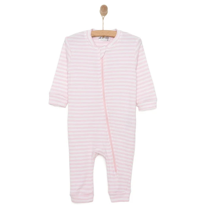 HelloBaby Newborn Footless Jumpsuit - Pink Pink - ebebek