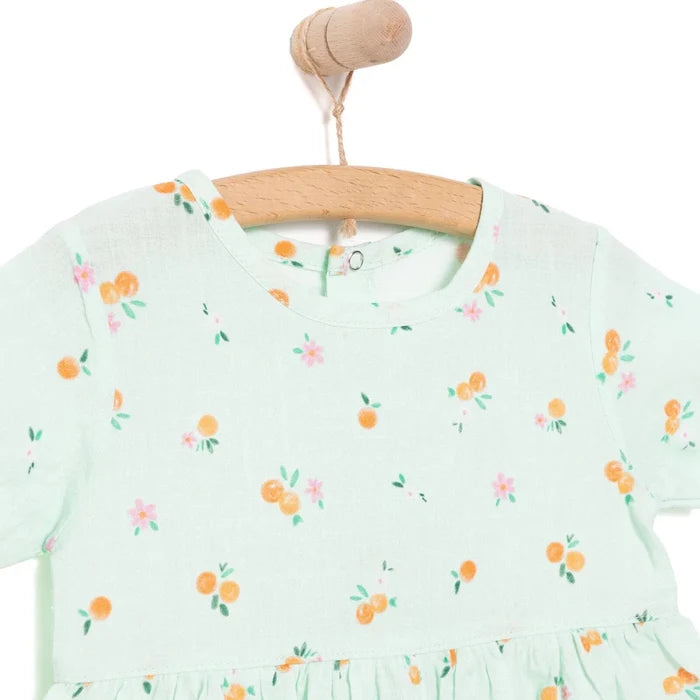 HelloBaby Newborn Girl Woven Dress - Light Blue Light Blue - ebebek