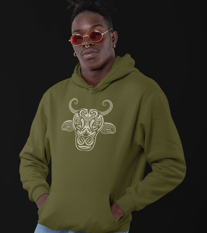 Holy Cow Hoodie Choice of Colors — visionary art by Symbolika