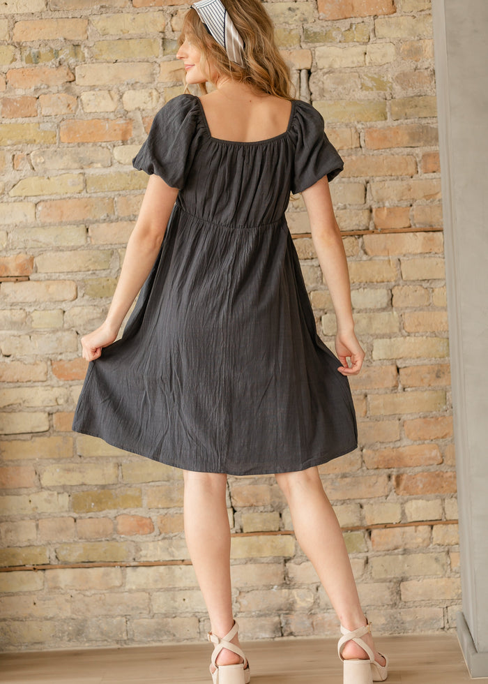 Honor Empire Waist Midi Dress FF Dresses