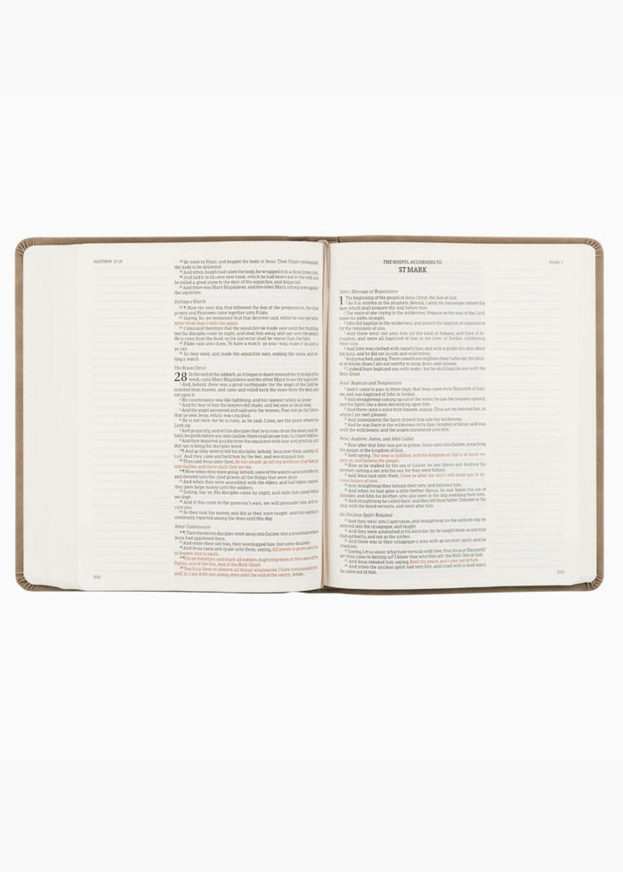 Hosanna Revival KJV Large Print Notetaking Bible Marlo Theme Gifts