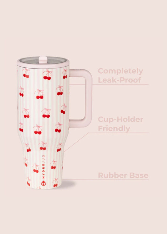 Hydrojug® Traveler 40oz Tumbler Sweet Cherry Gifts