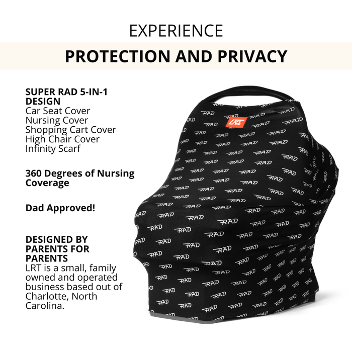 Infant, Newborn, Baby Multi-Use Car Seat Cover - Midnight