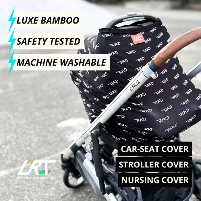 Infant, Newborn, Baby Multi-Use Car Seat Cover - Midnight