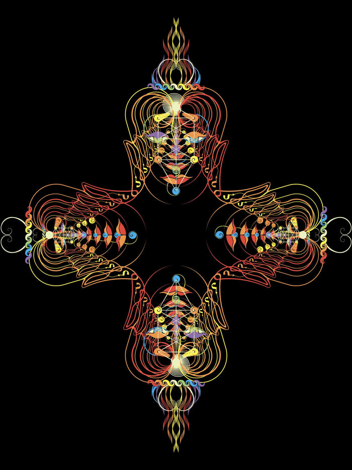 InhalExhale Cross T-Shirt Choice of Colors — Image 2 by Symbolika
