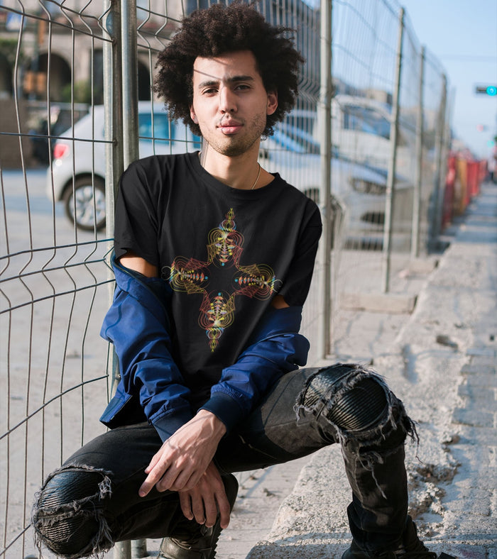 InhalExhale Cross T-Shirt Choice of Colors — Image 3 by Symbolika