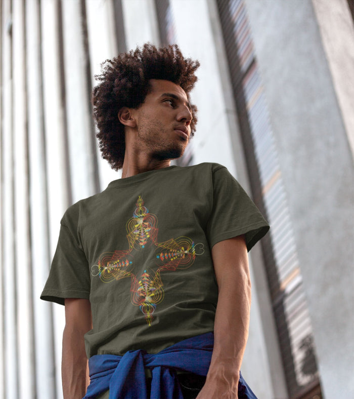 InhalExhale Cross T-Shirt Choice of Colors — Image 5 by Symbolika