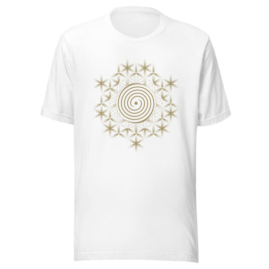 Interlocking Spirals T-Shirt Choice of Colors — visionary art by Symbolika