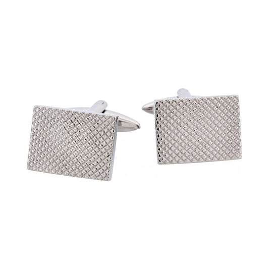 Ion Plated Antique Patterned Stainless Steel Cufflinks