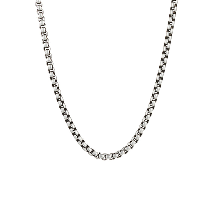 Ion Plated Antique Stainless Steel Neck Box Chain