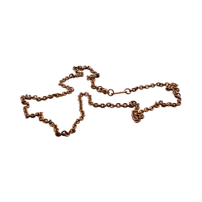 Ion Plated Brown Stainless Steel Rolo Neck Chain