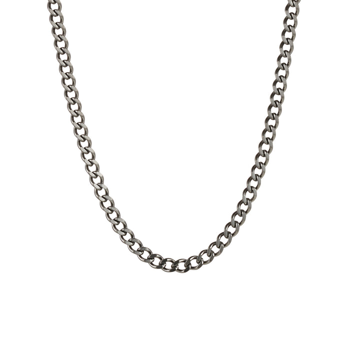 Ion plated Gun Metal Stainless Steel Curb Link Chain