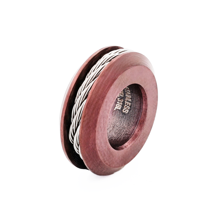 Ion Plated Purple Bead