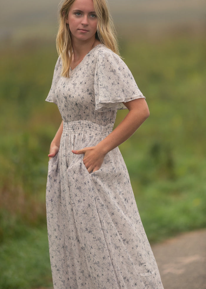 Isabella V Neck Maxi Dress IC Dresses
