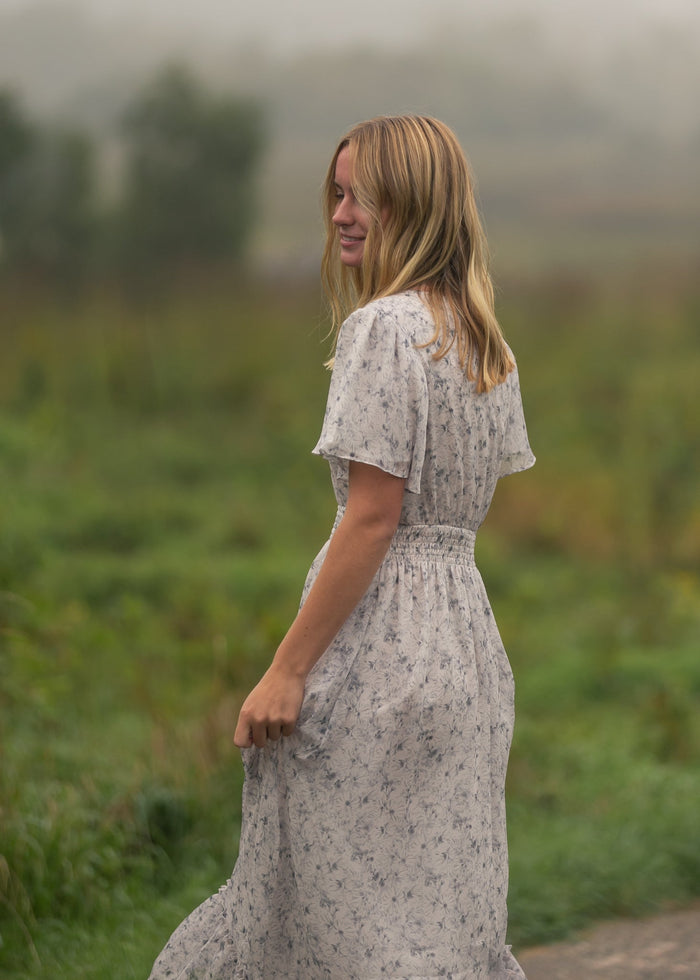 Isabella V Neck Maxi Dress IC Dresses