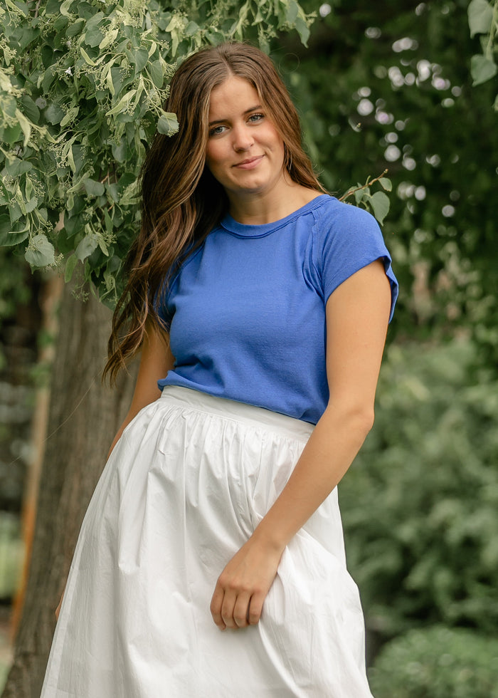 Ivy Lightweight Cap Sleeve Tee