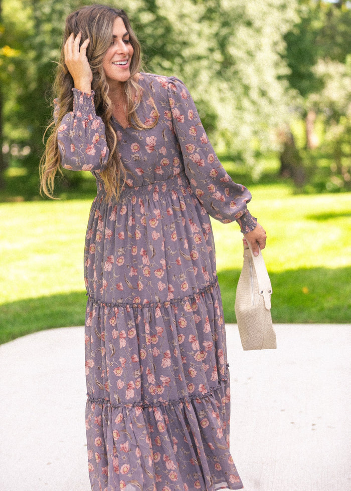 Jacey V-neck Maxi Dress FF Dresses