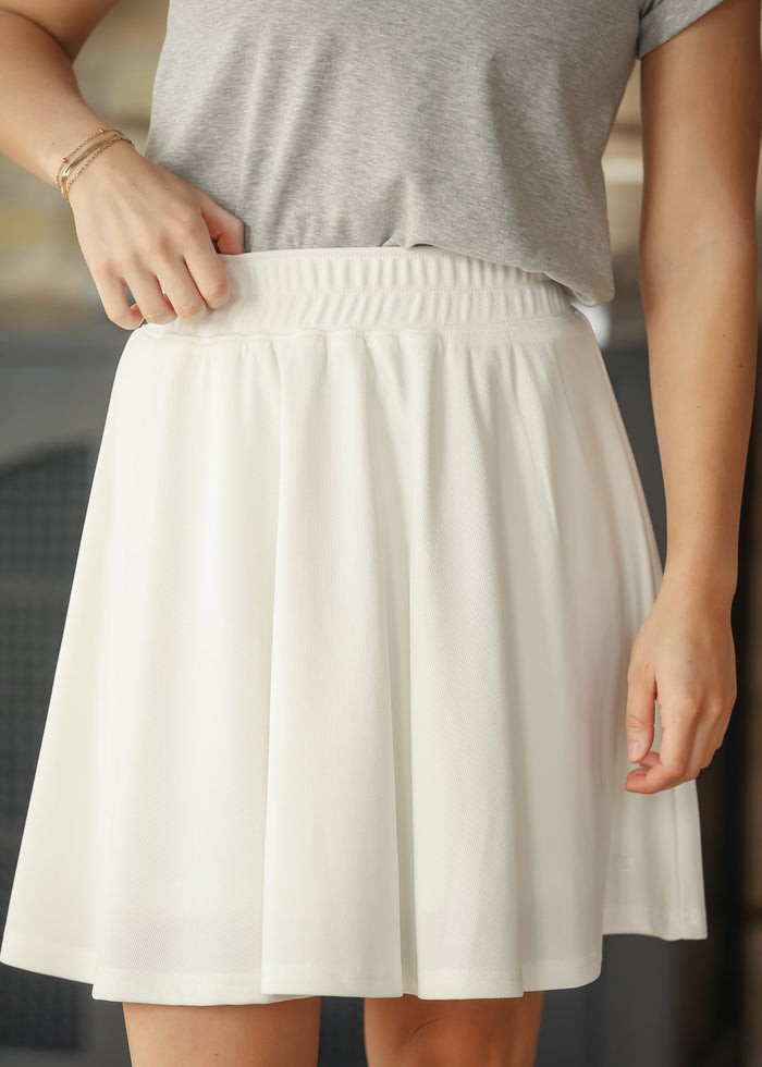 Jada White Athletic Tennis Skirt IC Skirts