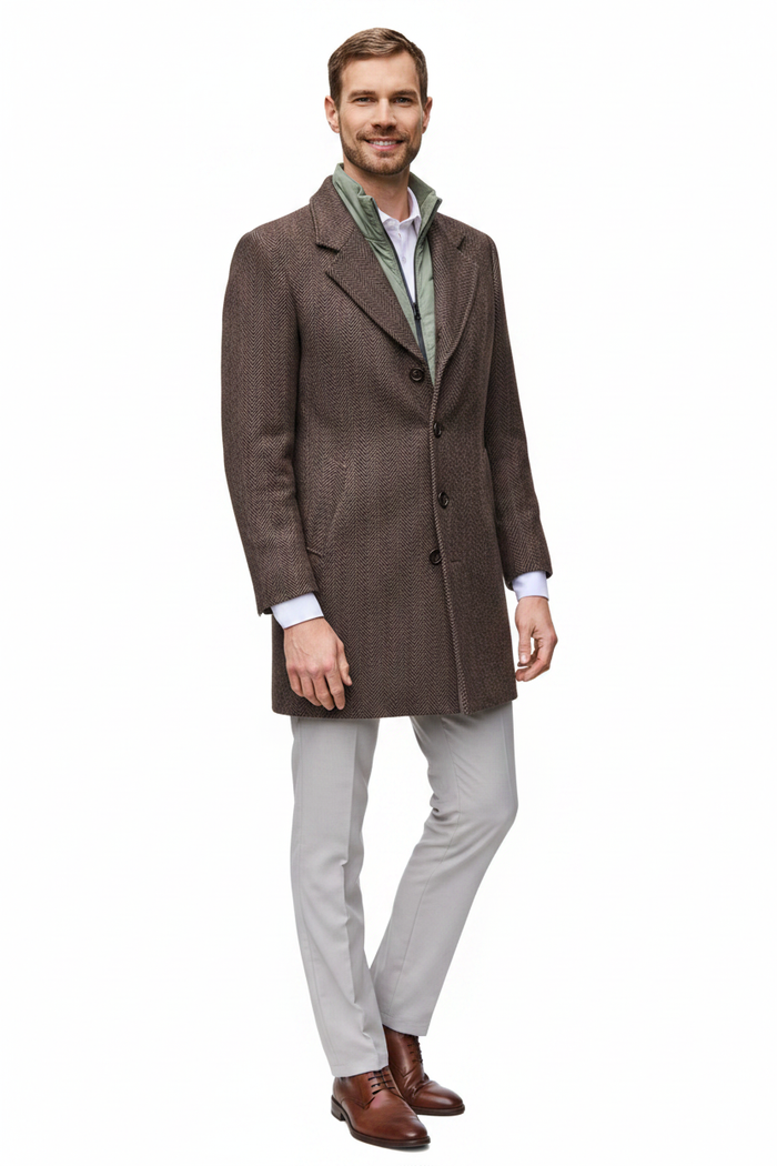 JARED Overcoat in Pecan & Ash

Jared Removable Collar Overcoat by Savile Row (London) Stay warm and fashionable in the JARED COAT WITH A REMOVABLE COLLAR. Made from luxurious Australian Wool,…
$415.00 AUD