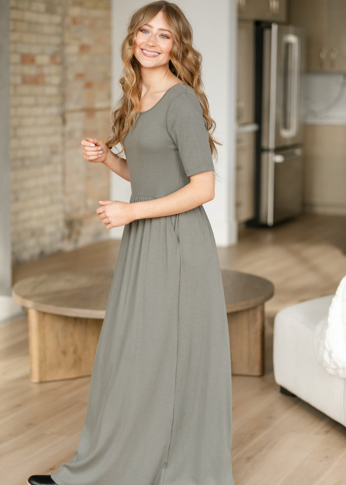 Jasmine Ribbed Maxi Dress IC Dresses
